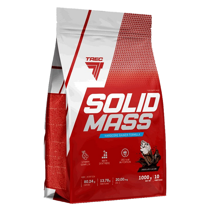 Trec Nutrition Solid Mass, Chocolate - 1000 grams