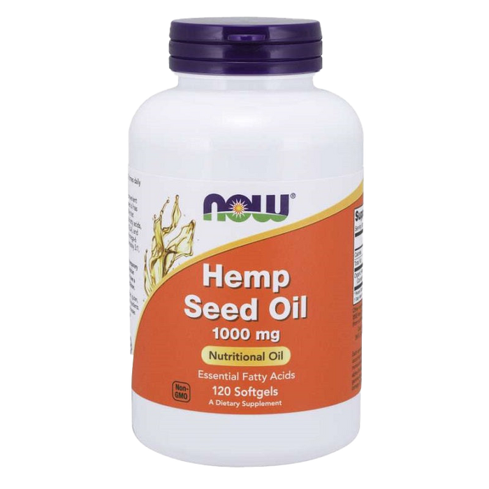 NOW Foods Hemp Seed Oil, 1000mg - 120 softgels