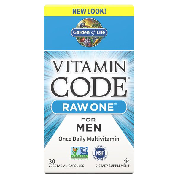 Garden of Life Vitamin Code Raw One for Men - 30 vcaps