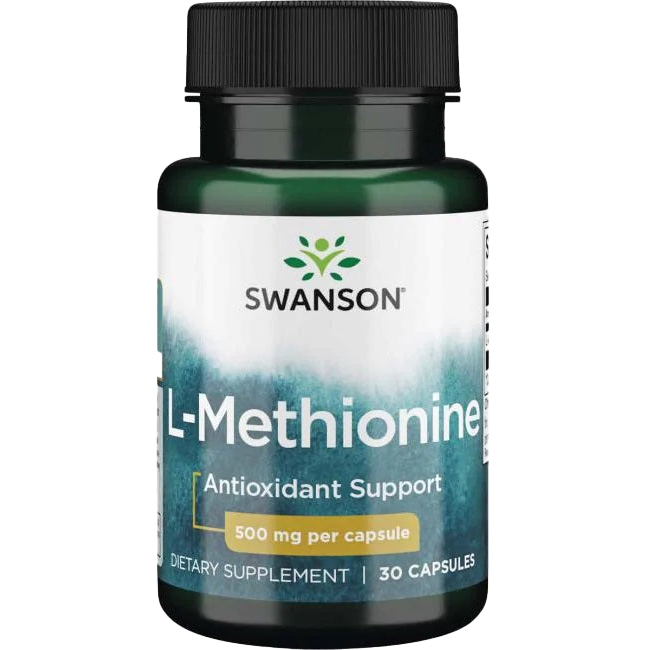 Swanson L-Methionin, 500 mg – 30 Kapseln