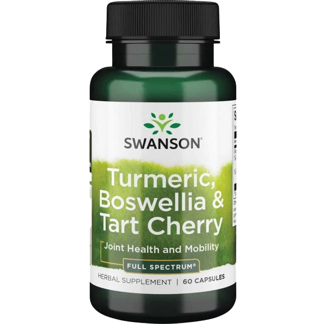 Swanson Turmeric, Boswellia & Tart Cherry - 60 caps