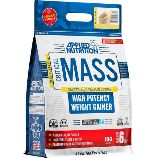 Applied Nutrition Critical Mass Original Banana 6000g: Mass Gain Catalyst | Premium Nutritional Supplement at MYSUPPLEMENTSHOP