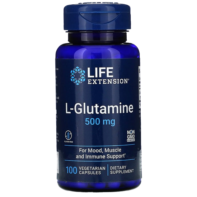 Life Extension L-Glutamine, 500mg - 100 vcaps