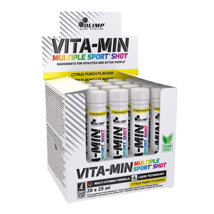 Olimp Nutrition Vita-Min Multiple Sport Shots, Citrus Punch (EAN 5901330079986) - 20 x 25 ml.