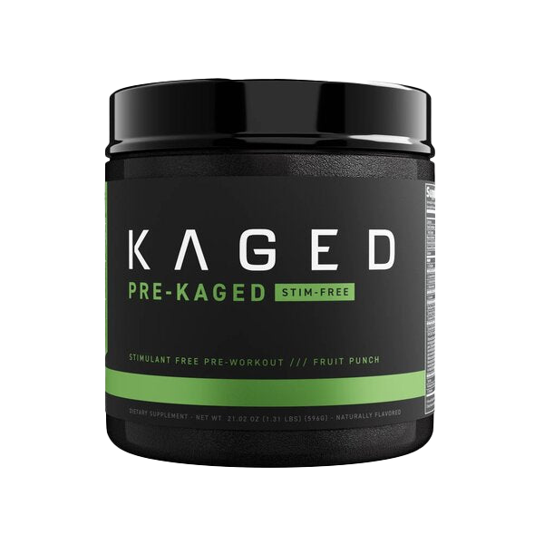 Kaged Muscle Pre-Kaged Stim-Free, Fruit Punch - 596 grams