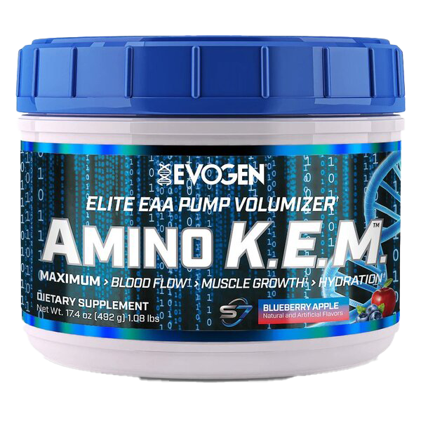 Evogen Amino K.E.M. EAA, Blueberry Apple - 492 grams