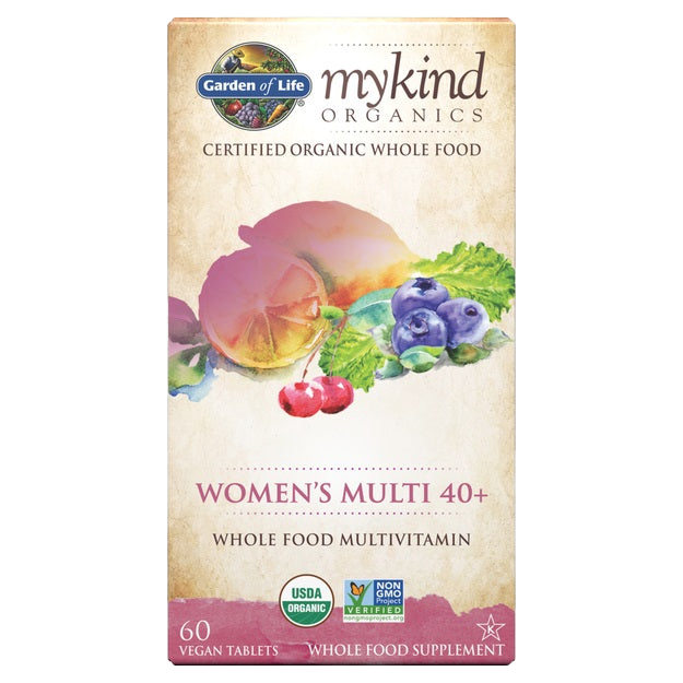 Garden of Life Mykind Organics Women's Multi 40+ - 60 vegane Tabs