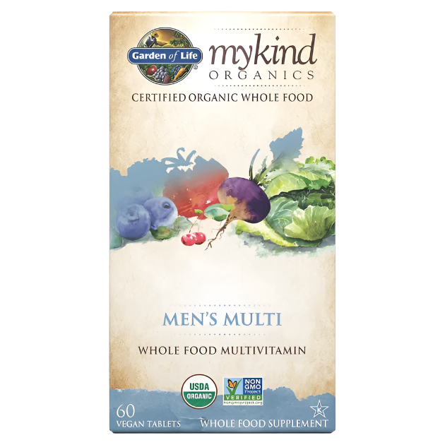 Garden of Life Mykind Organics Men's Multi – 60 vegane Tabs