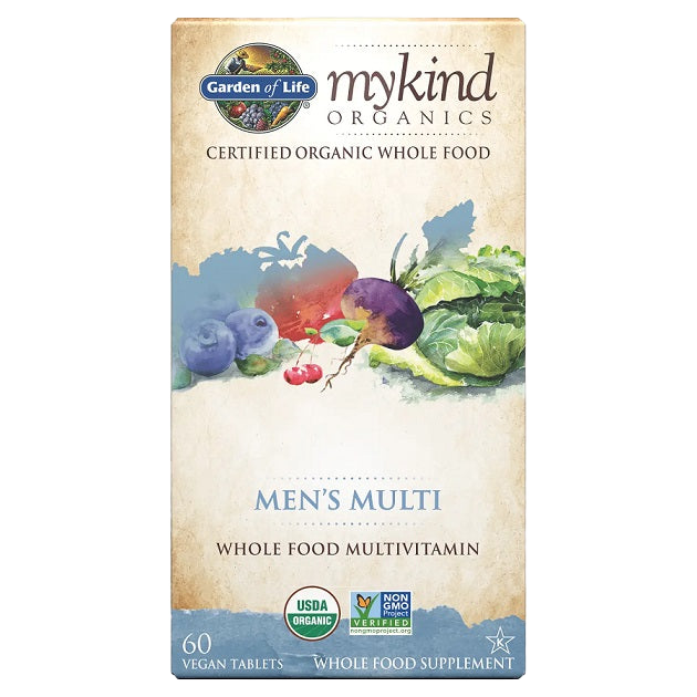 Garden of Life Mykind Organics Men's Multi – 60 vegane Tabs