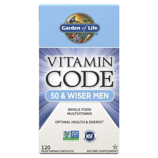 Garden of Life Vitamin Code 50 &amp; Wiser Men – 120 Kapseln