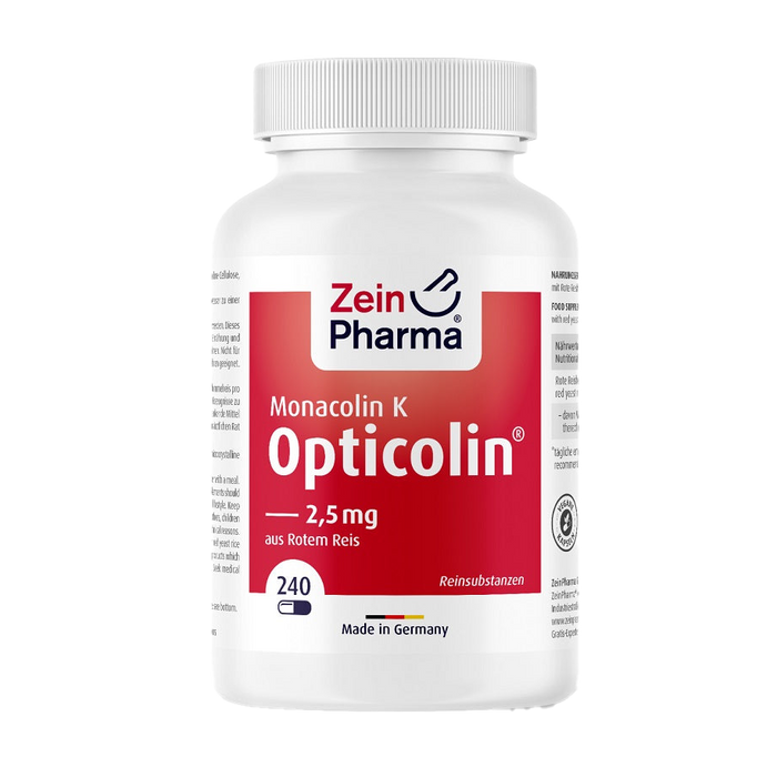 Zein Pharma Monacolin K Opticolin - 240 vcaps