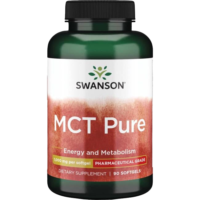 Swanson MCT Pure, 1000mg - 90 softgels