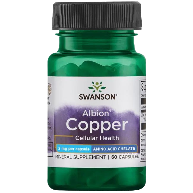 Swanson Albion Copper, 2 mg – 60 Kapseln