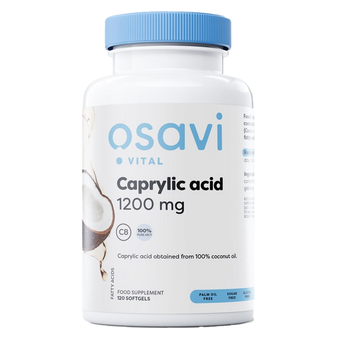 Osavi Caprylic Acid, 1200mg - 120 softgels