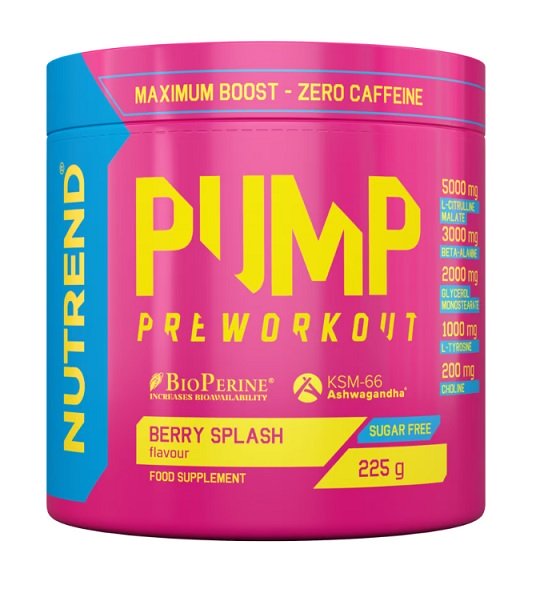 Pump Pre-Workout, Berry Splash - 225g at MySupplementShop.co.uk