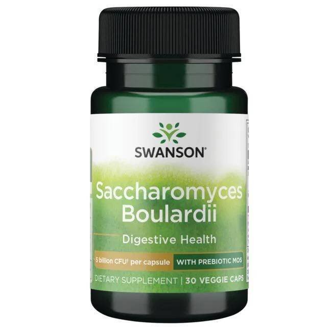 Swanson Saccharomyces Boulardii  30 vcaps - Health and Wellbeing at MySupplementShop by Swanson
