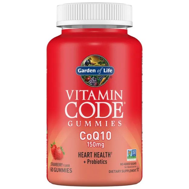 Garden of Life Vitamin Code CoQ10 Strawberry  60 gummies - Health and Wellbeing at MySupplementShop by Garden of Life