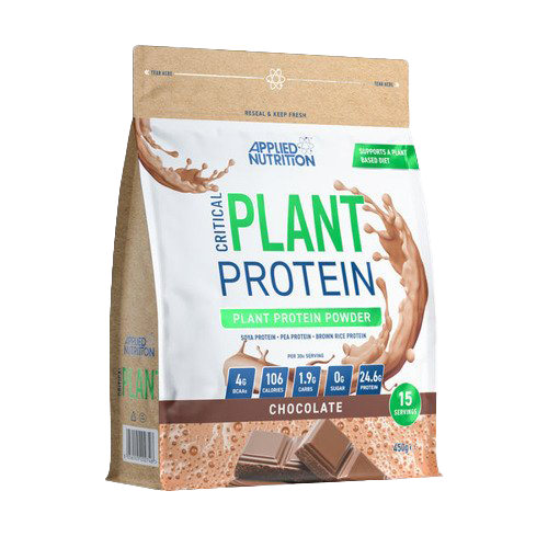 Applied Nutrition Critical Plant Protein Chocolate 450g: Plant-Powered Fitness