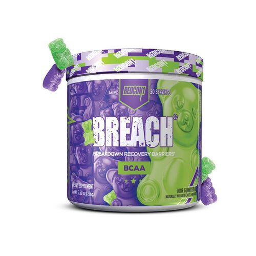 Redcon1 Breach - Aminos, Sour Gummy Bear - 216g Best Value Sports Supplements at MYSUPPLEMENTSHOP.co.uk