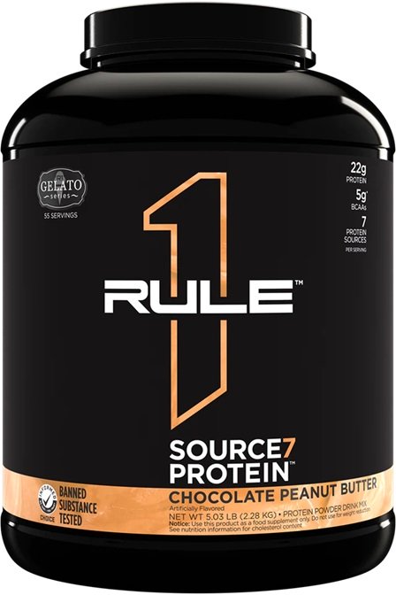 Rule One Source7 Protein, Chocolate Peanut Butter Gelato -