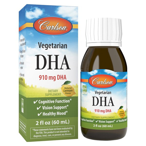 Vegetarian DHA, Natural Lemon - 60 ml.