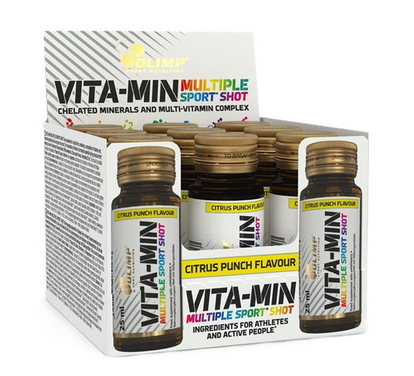 Olimp Nutrition Vita-Min Multiple Sport Shot, Citrus Punch 9 x 25 ml