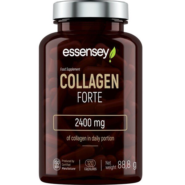 Collagen Forte, 2400mg - 120 caps - Default Title - Health and Wellbeing at MySupplementShop by Essensey