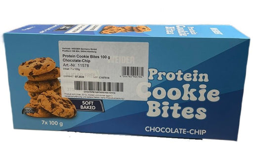 Protein Cookie Bites, Chocolate Chip - 7 x 100g