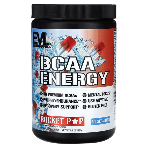 EVLution Nutrition BCAA Energy, Rocket Pop - 282g - Default Title - Sports Nutrition at MySupplementShop by EVLution Nutrition