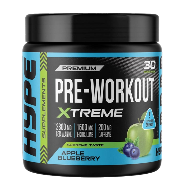 Hype Pre-Workout Xtreme 300g - Extreme Energy & Performance Booster