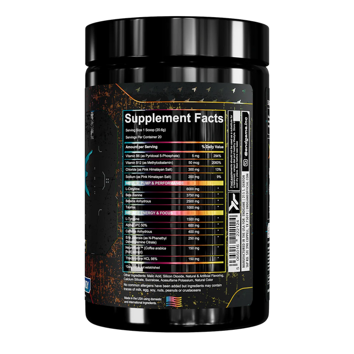 Endgame Impulse Pre Workout 348g