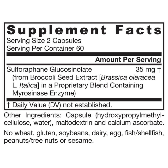 Jarrow Formulas BroccoMax (Broccoli Seed Extract) 120 Veggie Capsules | Premium Supplements at MYSUPPLEMENTSHOP
