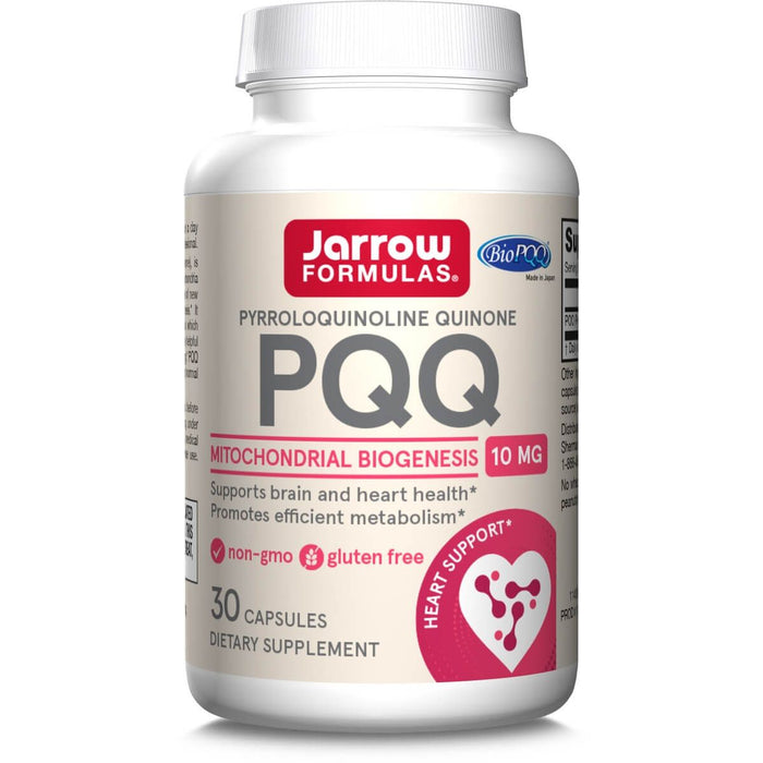 Jarrow Formulas PQQ 10mg 30 Capsules - Brain & Memory at MySupplementShop by Jarrow Formulas