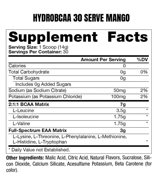 Pro Supps HydroBCAA + Essentials 390 - 420 grams 30 Servings - Amino Acids and BCAAs at MySupplementShop by Pro Supps