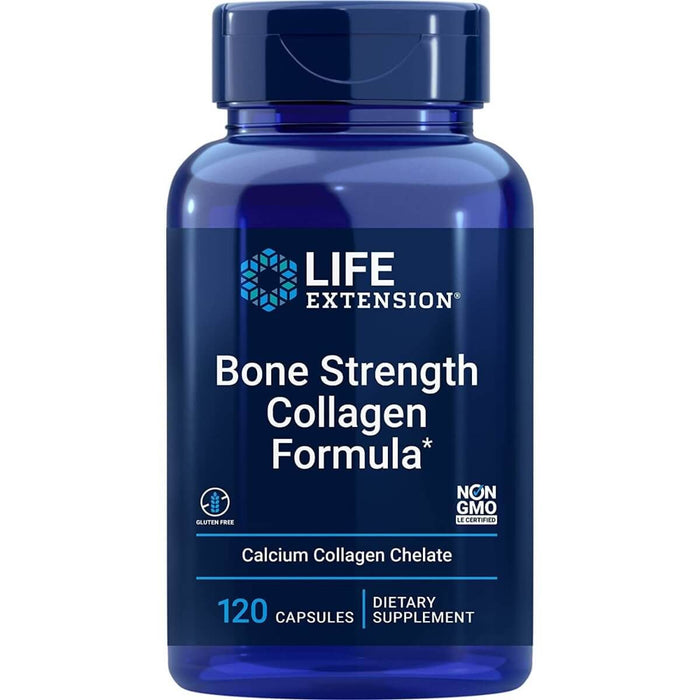 Life Extension Bone Strength Collagen Formula 120 Capsules - Nutritional Supplement at MySupplementShop by Life Extension