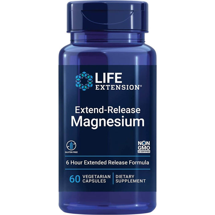 Life Extension Extend-Release Magnesium 60 Vegetarian Capsules - Vitamins & Minerals at MySupplementShop by Life Extension