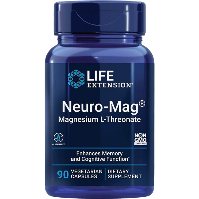 Life Extension Neuro-Mag Magnesium L-Threonate 90 Vegetarian Capsules