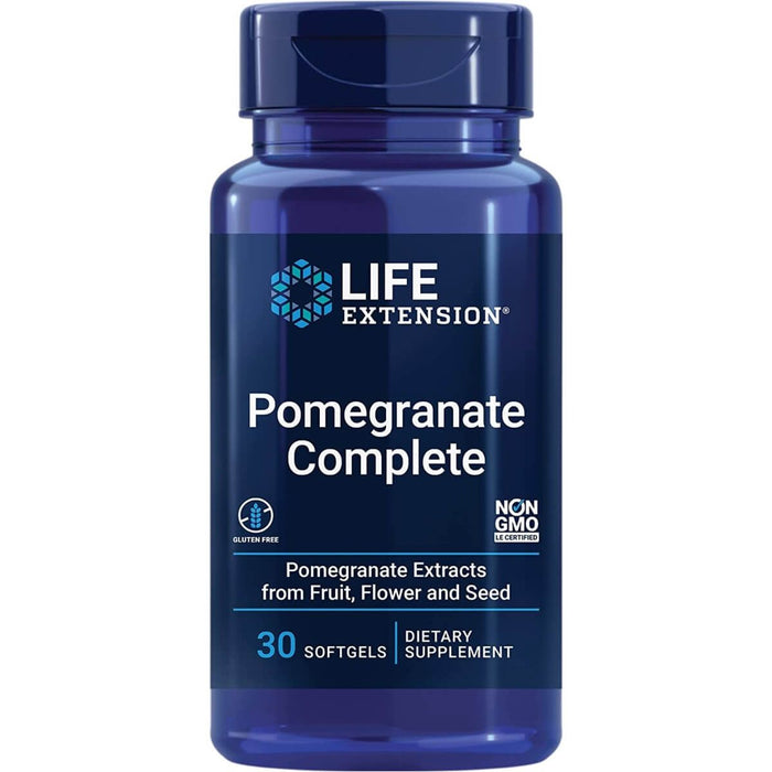 Life Extension Pomegranate Complete 30 Softgels - Health and Wellbeing at MySupplementShop by Life Extension