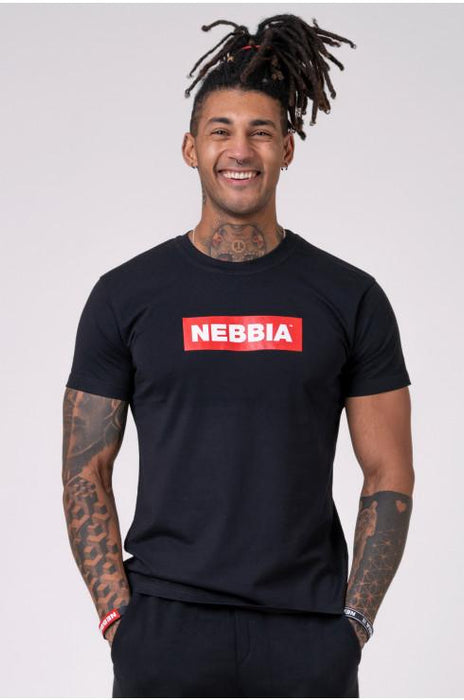 Nebbia NEBBIA Men's T-shirt 593 Black - Large - Men's T-Shirt at MySupplementShop by Nebbia