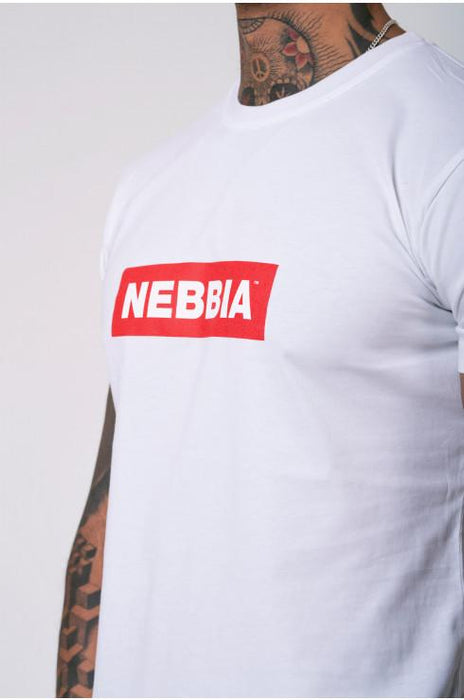 Nebbia NEBBIA Men's T-shirt 593 White - Large - Men's T-Shirt at MySupplementShop by Nebbia