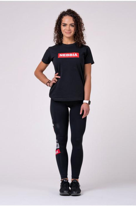 Nebbia NEBBIA Women's T-shirt 592 Black