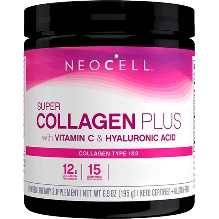 NeoCell Super Collagen PLUS with Vitamin C &ampHyaluronic Acid 13.7 Oz