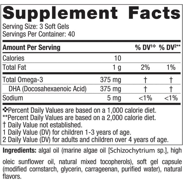 Nordic Naturals Children's DHA Vegetarian 375mg 120 Mini Chewable Softgels (Berry Lemonade) - Health and Wellbeing at MySupplementShop by Nordic Naturals