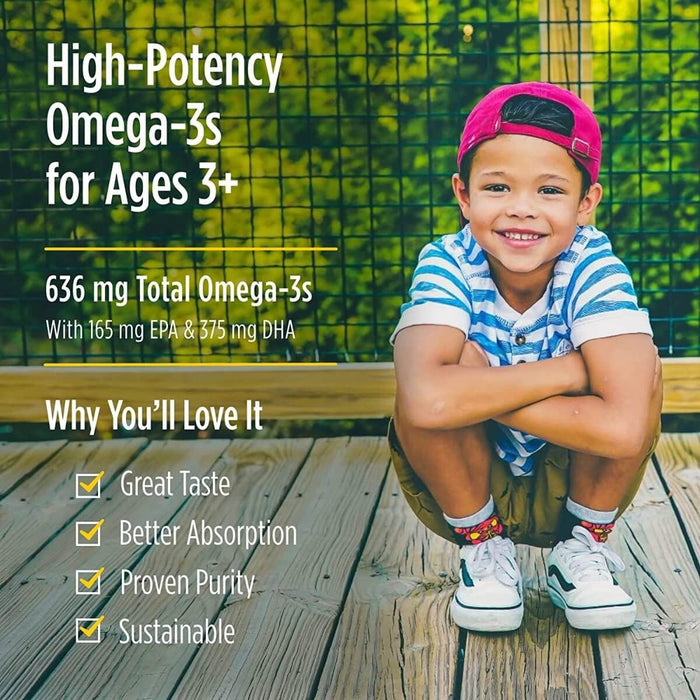 Nordic Naturals Children's DHA Xtra 636mg Omega-3 90 Mini Softgels (Berry Punch) | Premium Supplements at MYSUPPLEMENTSHOP