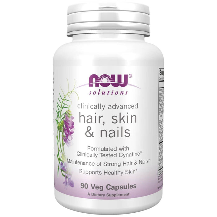 NOW Foods Hair, Skin and Nails 90 Veg Capsules - Health and Wellbeing at MySupplementShop by NOW Foods