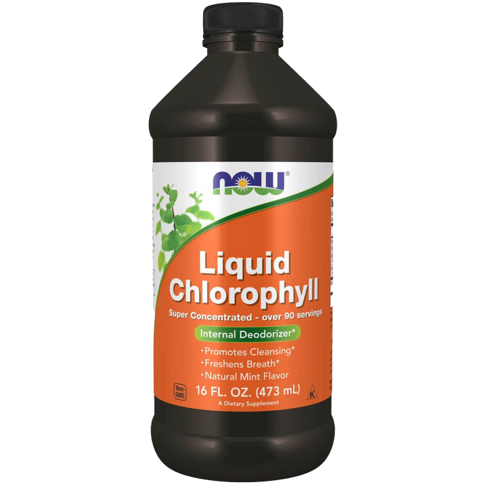 NOW Foods Liquid Chlorophyll Mint Flavour 16oz