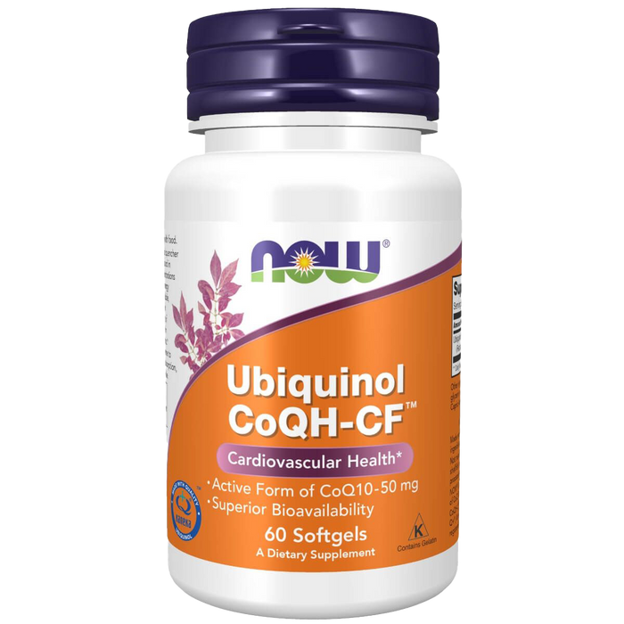 NOW Foods Ubiquinol CoQH-CF 50 mg 60 Softgels