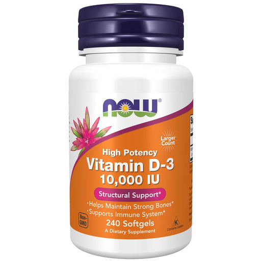 NOW Foods Vitamin D-3 10,000 IU 240 Softgels