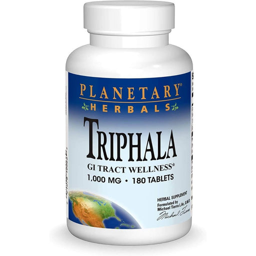 Planetary Herbals Triphala 1,000mg 180 Tablets | Premium Supplements at MYSUPPLEMENTSHOP