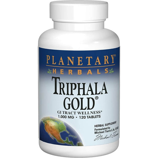 Planetary Herbals Triphala Gold 1,000mg 120 Tablets | Premium Supplements at MYSUPPLEMENTSHOP